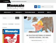 Tablet Screenshot of monnaie-magazine.com